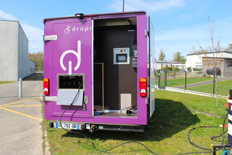 Station de recharge mobile de Drop'n Plug