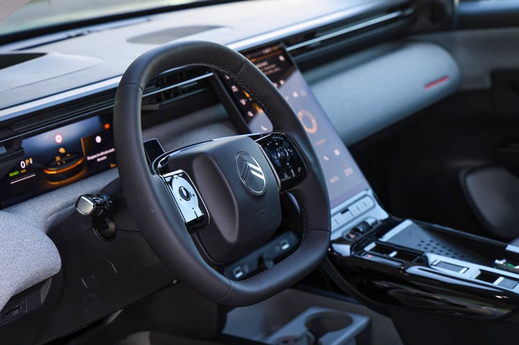 À bord du SUV électrique