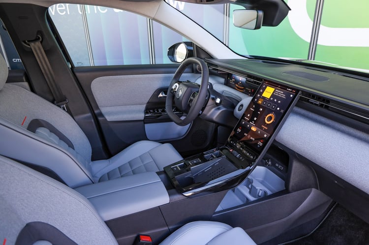 À bord du SUV électrique