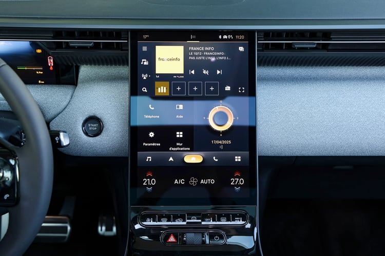 À bord du SUV électrique