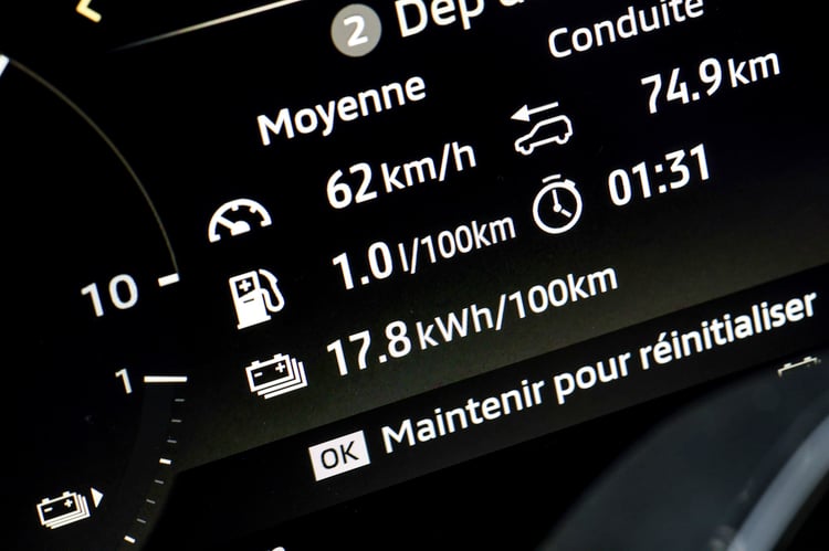 Consommation électrique du Mitsubishi Outlander PHEV