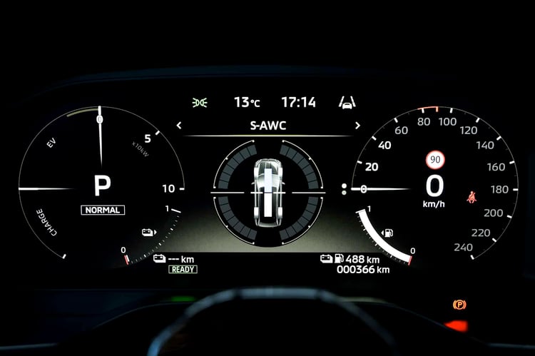 Détails du SUV hybride rechargeable