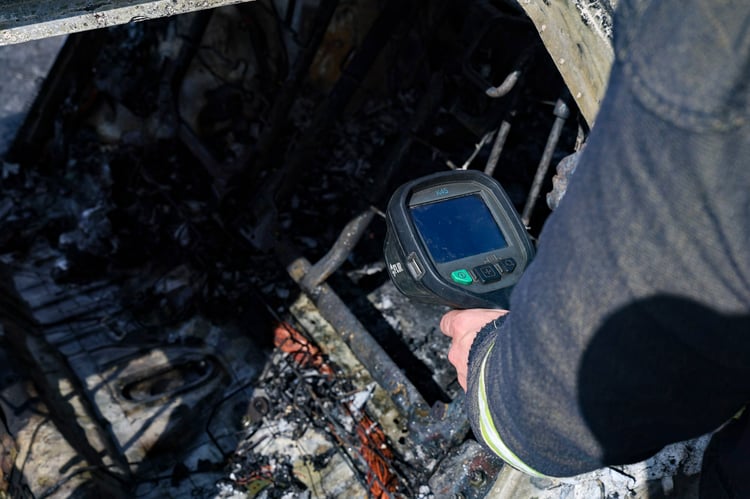 Les restes de notre Megane E-Tech