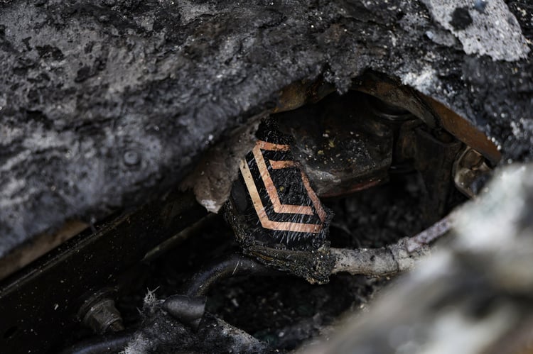 Les restes de notre Megane E-Tech