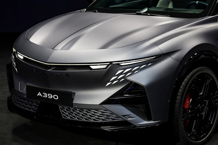 Design de l'Alpine A390