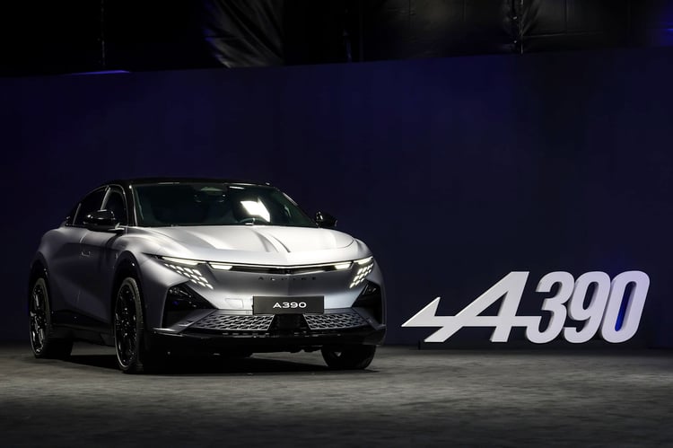 Design de l'Alpine A390