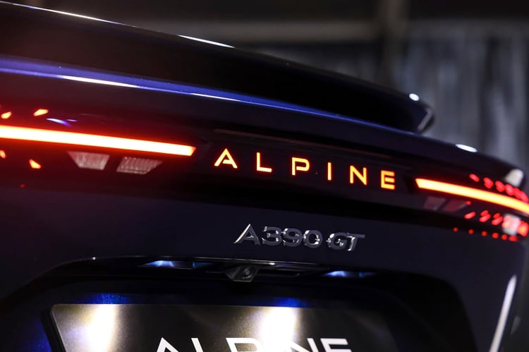 Design de l'Alpine A390