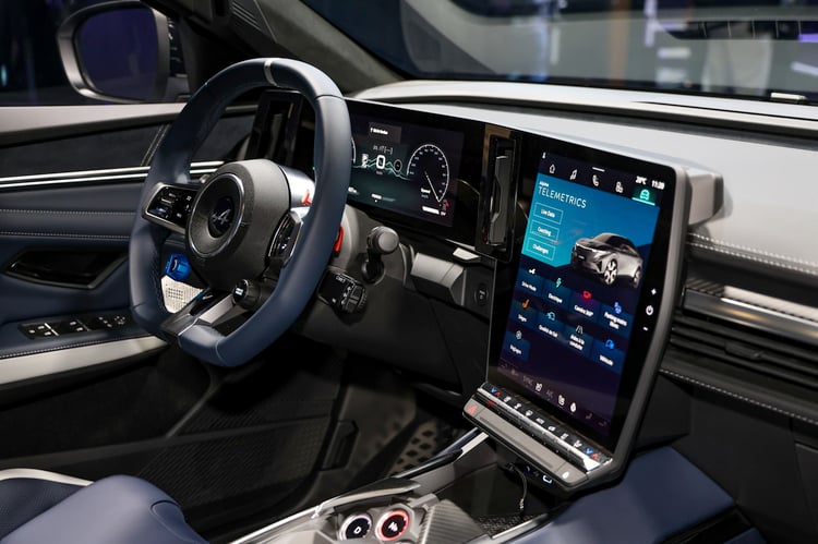 À bord du SUV coupé électrique