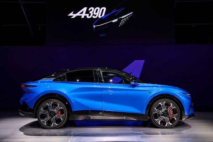 Design de l'Alpine A390