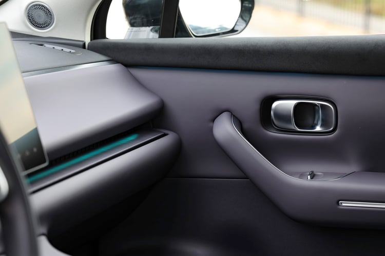 À bord du SUV à prolongateur d'autonomie