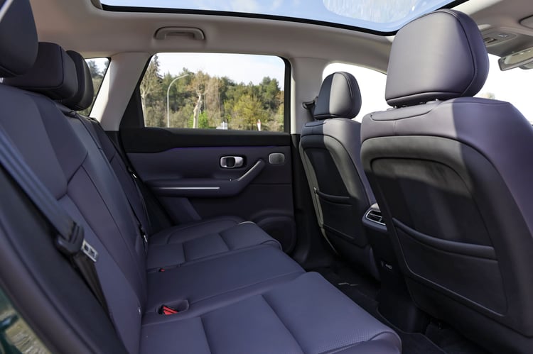 À bord du SUV à prolongateur d'autonomie