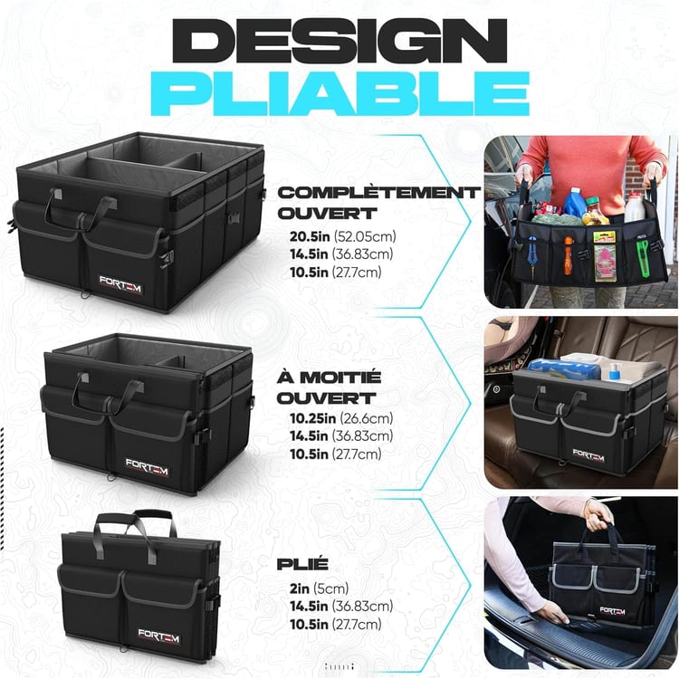 Organiseur de coffre Fortem