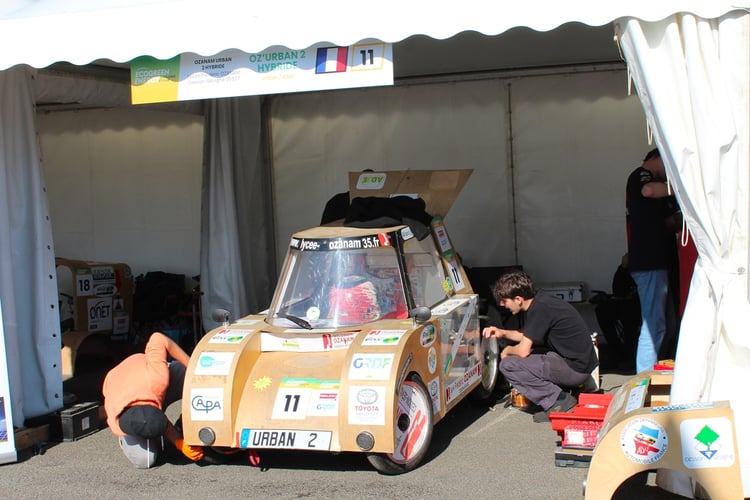 EcoGreen 2025 : Stand de l'urban bioGNV Oz'Urban2 Hybride