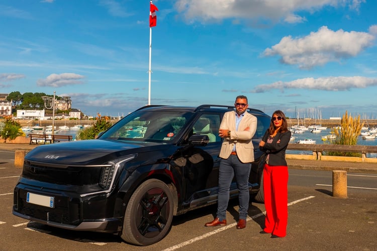 Ismaël Chami et Nadia Mahé de Breizh Boarding VTC