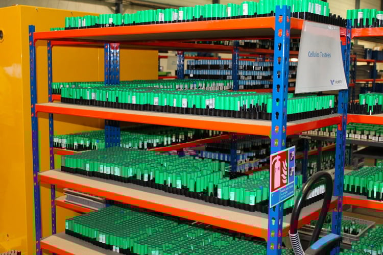 Chez VoltR : Cellules lithium testées