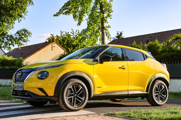 Design du Nissan Juke Hybrid