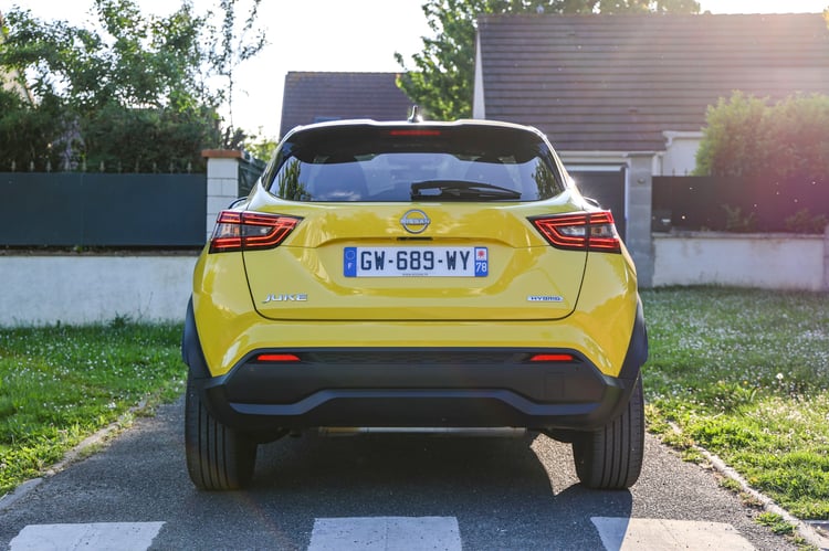Design du Nissan Juke Hybrid