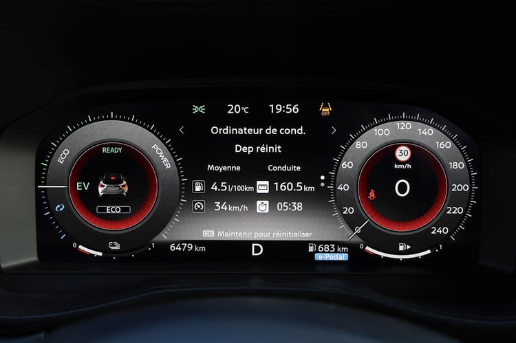 Consommations maîtrisées pour le Nissan Juke Hybrid