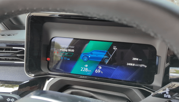 Batterie en cours de déchargement dans le réseau