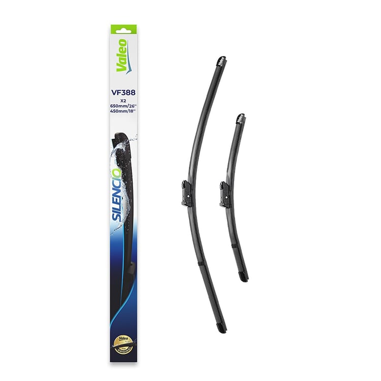 balais plats Valeo Silencio – essuie-glace haut de gamme pour voiture