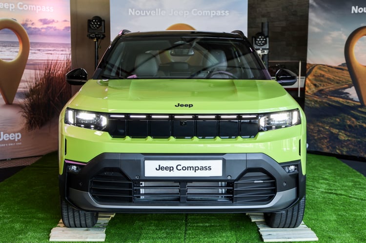 Design du Jeep Compass électrique