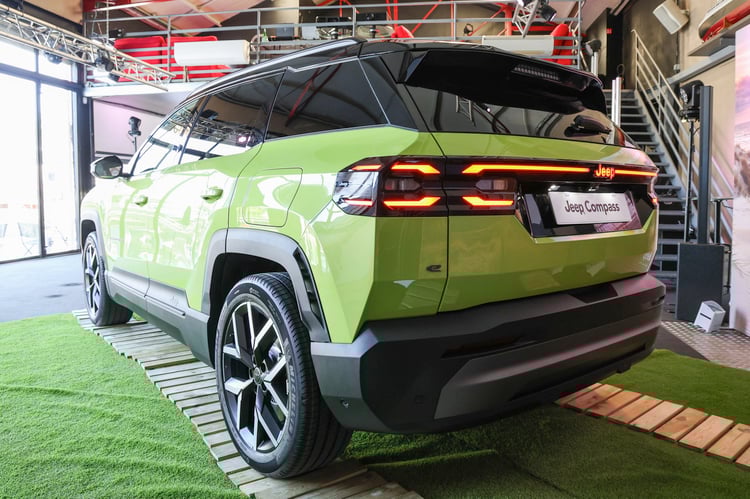 Design du Jeep Compass électrique