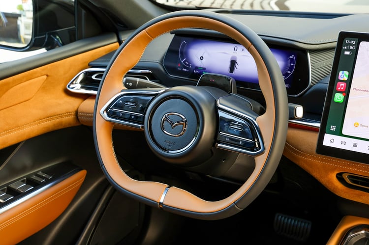 À bord de la Mazda 6e