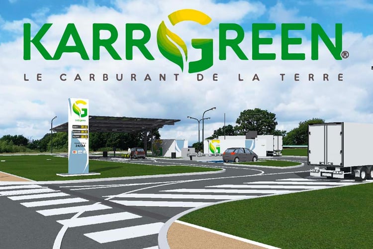 Visuel du projet de station bi-énergies vertes KarrGreen de Ploërmel (56)