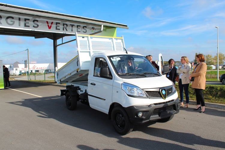 Piaggio Porter électrique à benne hydraulique Excalibur