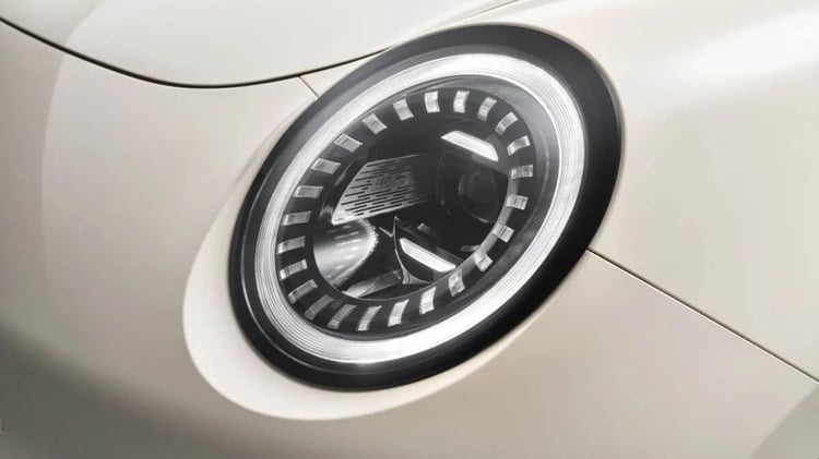 Projecteur avant rond de la JAC E30X