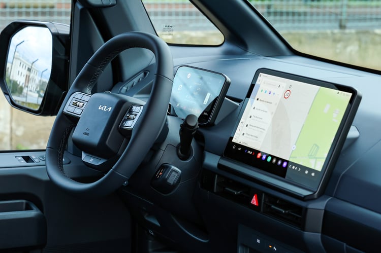 À bord du KIA PV5 Cargo