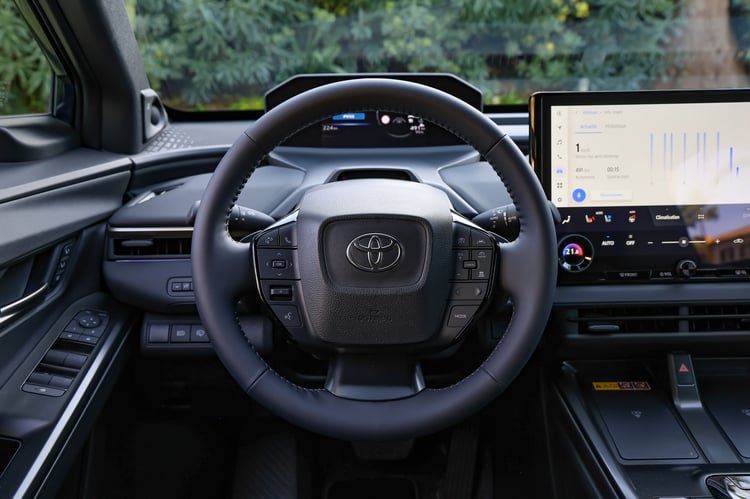 À bord du Toyota bZ4X restylé