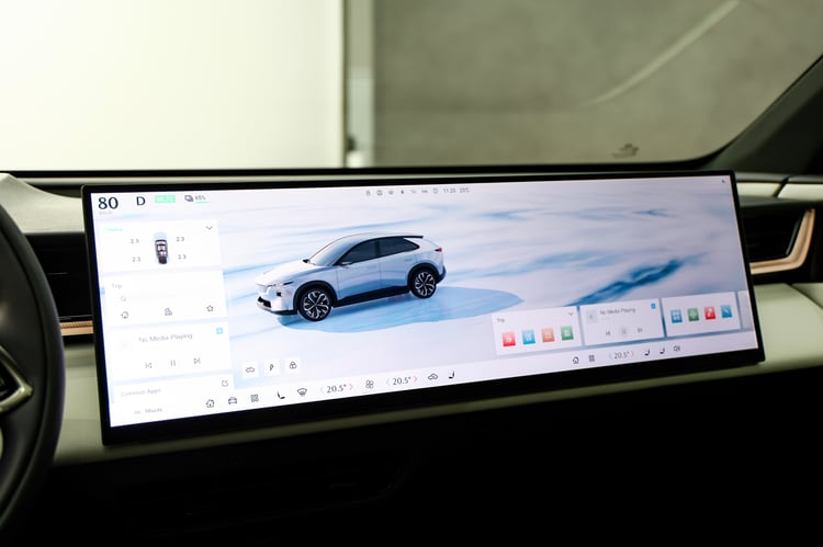 À bord du SUV électrique