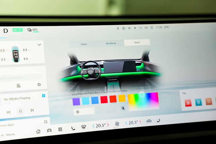 À bord du SUV électrique