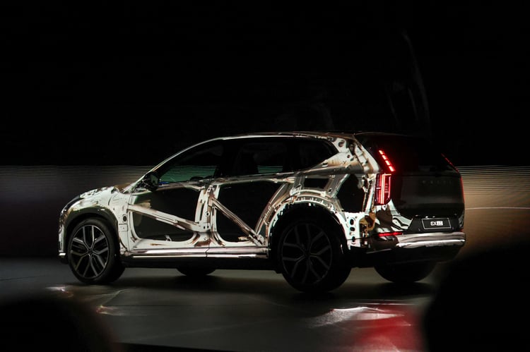 Performances du Volvo EX60