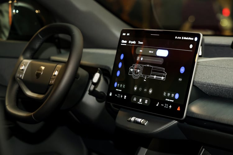 À bord du SUV électrique suédois