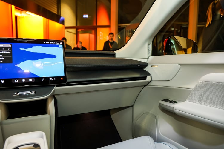 À bord du SUV électrique suédois