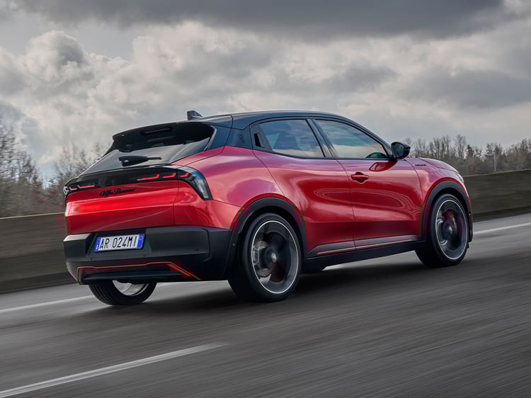 vue arrière alfa romeo junior coda tronca