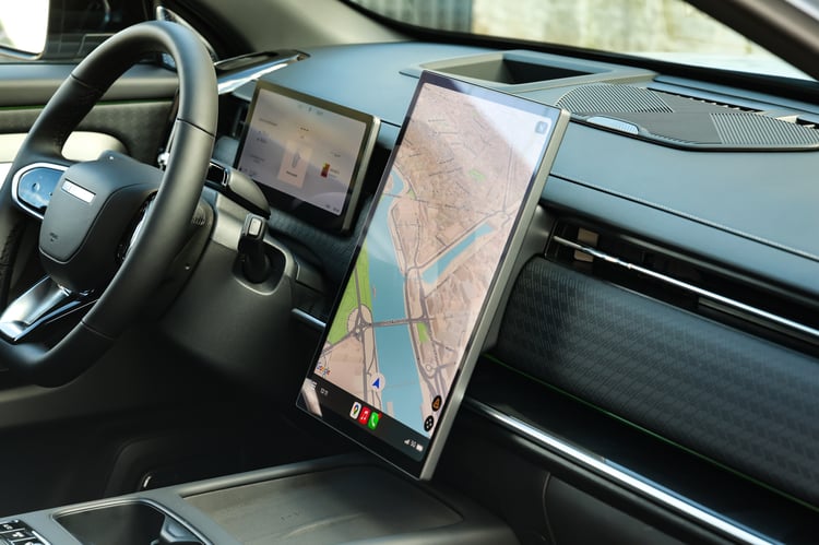 Grand écran central du Jaecoo 7 PHEV