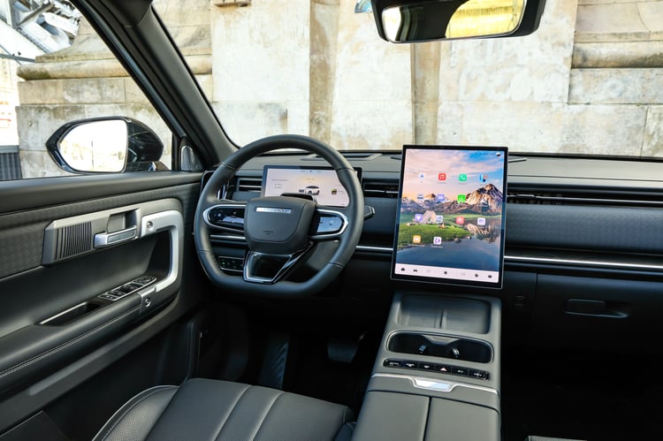 Traitement haut de gamme à bord du Jaecoo 7 SHS-P