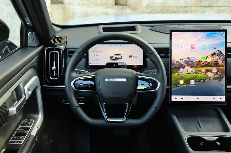 Traitement haut de gamme à bord du Jaecoo 7 SHS-P