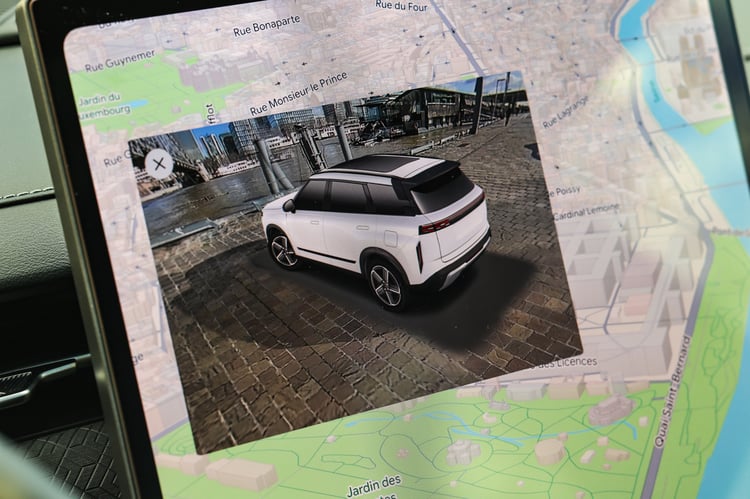 Caméra contextuelle bien intégrée