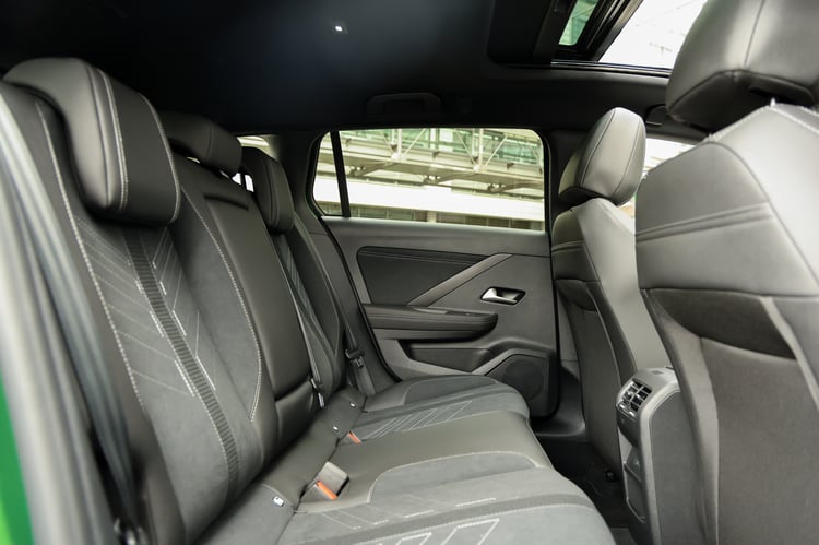 Places arrière du break électrique