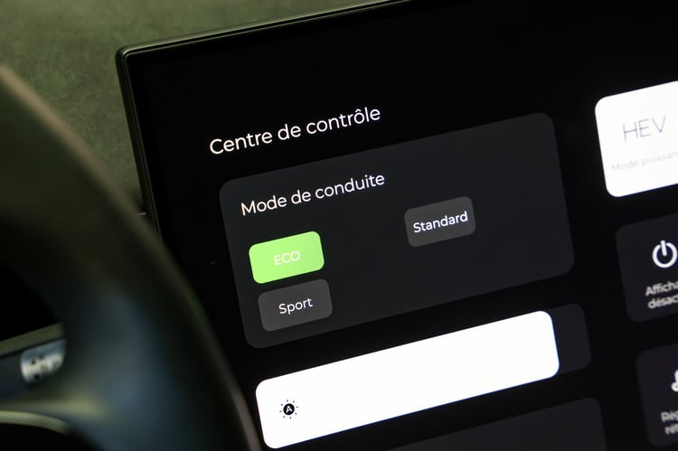 Différents modes de conduite