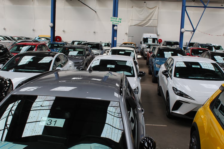 A la vente aux enchères VPauto de véhicules électriques