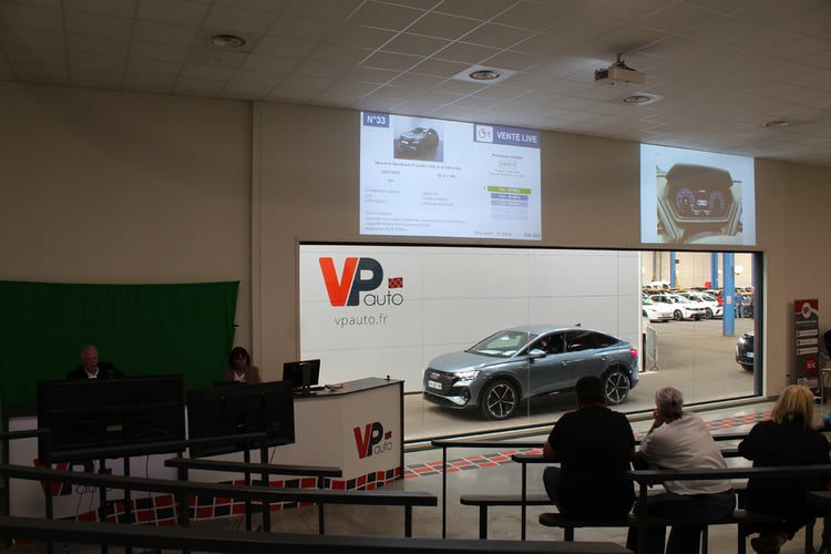 Audi Q4 e-tron à la vente aux enchères VE de VPauto