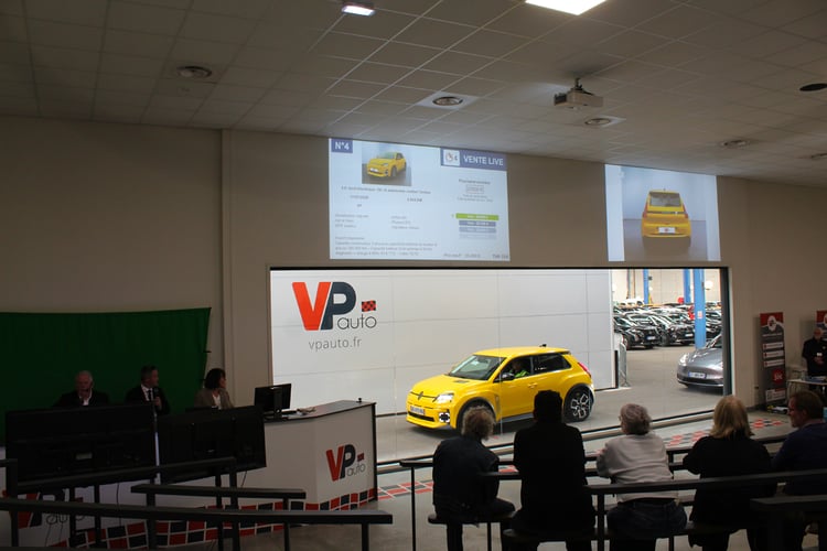 Renault 5 E-Tech à la vente aux enchères VE de VPauto