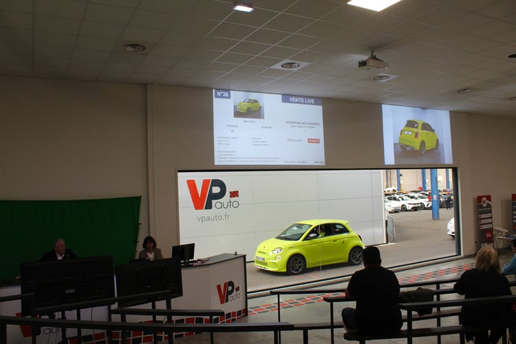 Fiat 500e Abarth à la vente aux enchères VE de VPauto