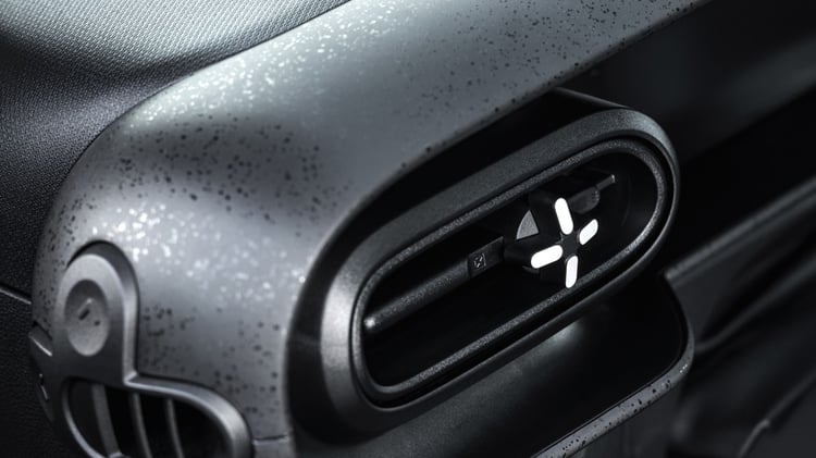 alt Détail aérateur intérieur Renault Twingo électrique design moderne
