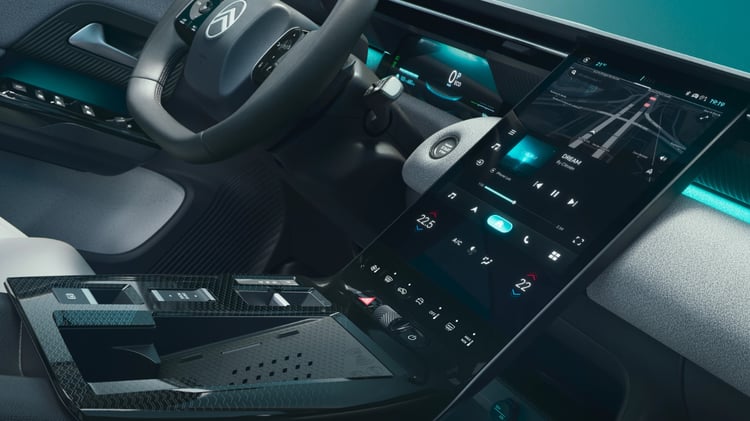 citroen écran cascade central